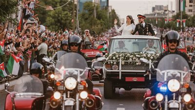 زفاف ولي العهد الأردني.. 18 صورة تخطف الأنظار في احتفالات المملكة الهاشمية بالعرس الملكي