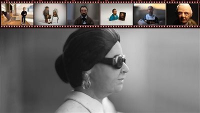 منحوتات لأبرز الشخصيات المؤثرة فى معرض فادي فرنسيس بالأوبرا