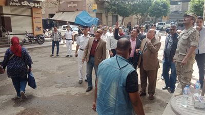 لجنة هندسية لمعاينة عقار بالشرابية 