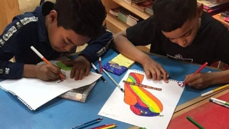 ورشة فنون رسم حر،