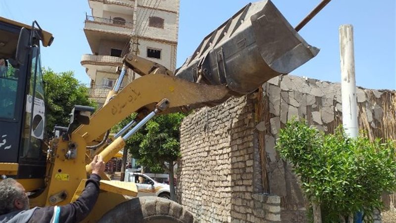 ازالة تعديا على 55حالة