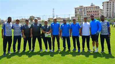 المصري يواصل اختبارات الناشئين خارج بورسعيد في مركز شباب المنزلة (صور) 