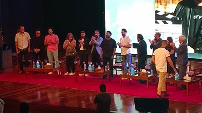 الجامعة الأمريكية تكرم أبطال مسلسل جعفر العمدة ومحمد رمضان يعتذر عن عدم الحضور (صور)