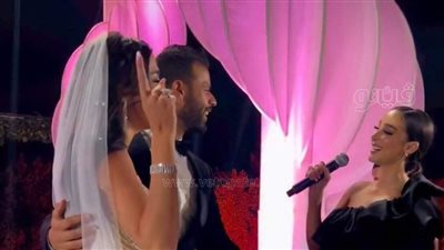 بسمة بوسيل تشعل حفل زفاف ميرنا نور الدين بحضور نجوم الفن 