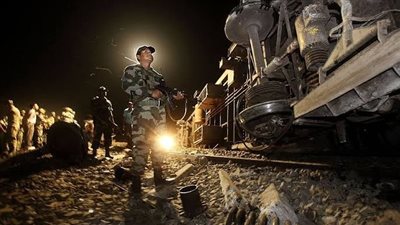 ارتفاع حصيلة ضحايا اصطدام القطارات في الهند إلى 207 قتلى