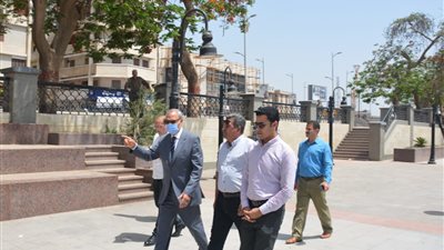 محافظ القليوبية يتفقد كورنيش النيل وممشى أهل مصر 
