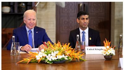 سوناك يسعى لعلاقات وثيقة مع بايدن بالزيارات المكثفة