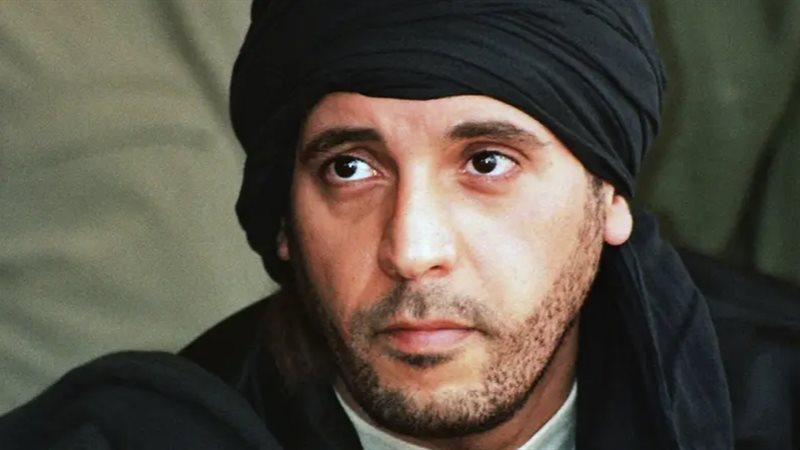 نجل القذافي، فيتو