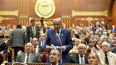 رئيس مجلس الدولة السابق يؤدي اليمين الدستورية عضوا بالشيوخ 