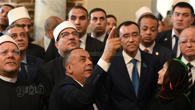 شيخ الأزهر ووزير الأوقاف والمفتي يشاركون في افتتاح مسجد الظاهر بيبرس (فيديووصور)