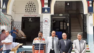 وكيل تعليم دمياط يتفقد لجنتى النظام والمراقبة والإدارة للتعليم الصناعى 