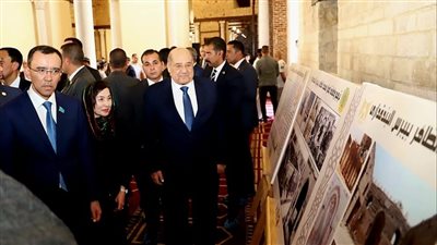 رئيس مجلس الشيوخ ونظيره الكازاخي يتفقدان مسجد الظاهر بيبرس بعد الترميم