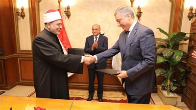 وزير العدل يشهد توقيع بروتوكول تعاون مع جامعة الأزهر لتدريب معاوني القضاء