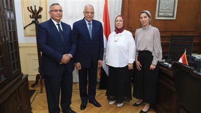 قبول تبرع بقطعة أرض لبناء مدرسة ثانوي بمركز أبو النمرس 