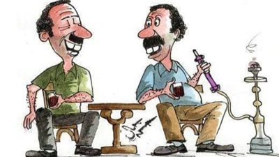 كاريكاتير ساخر جدا جدا عن الأزواج