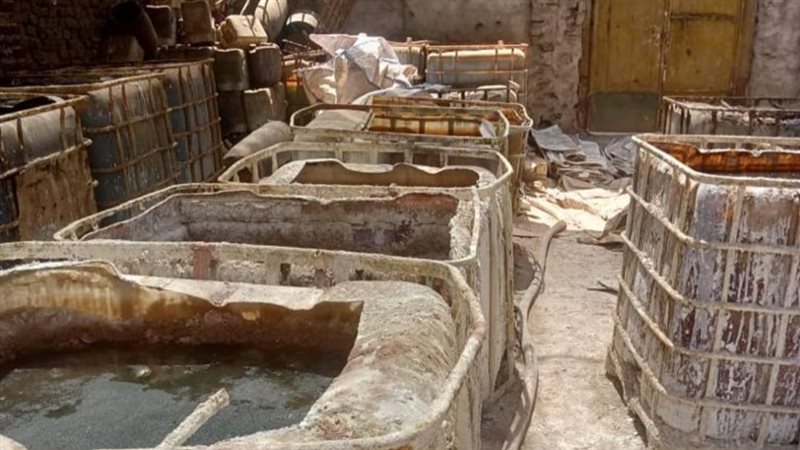 مصنع غراء من جلود