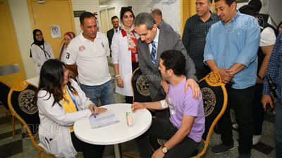 انطلاق حملة التبرع بالدم في المركز الإقليمي بطنطا (صور)