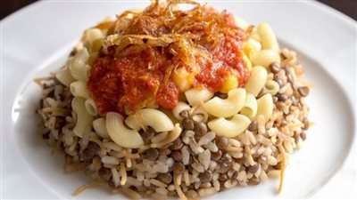 طريقة عمل الكشري، في حلة واحدة وأحلى من الجاهز