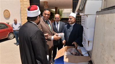 محافظ الدقهلية يشهد تسليم الدفعة 24 من لحوم إطعام الطعام للأسر الأولى بالرعاية