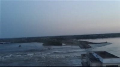 ارتفاع منسوب المياه في نوفا كاخوفكا بمعدل 5 أمتار 