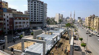 رفع كفاءة وإحلال وتجديد النجيلة الطبيعية بالنصب التذكاري لمحافظة الدقهلية