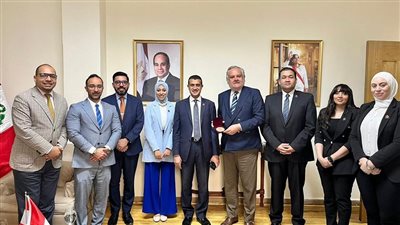 وفد تنسيقية شباب الأحزاب والسياسيين يلتقي سفير دولة بيرو بالقاهرة