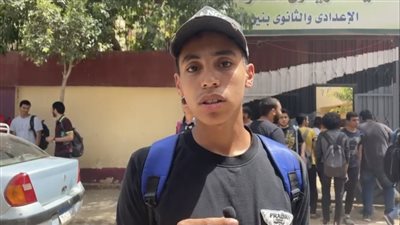 طلاب الثانوية الأزهرية عن امتحان الجبر والهندسة الفراغية: من المنهج لكن محتاج وقت كبير (فيديو)