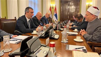 مفتي الجمهورية لرئيس البرلمان الصربي: نحن في مصر ضد جماعة الإخوان الإرهابية فكرًا وتنظيمًا 