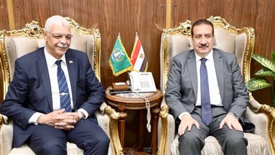 محافظ المنوفية يستقبل رئيس الجامعة لبحث التعاون المشترك