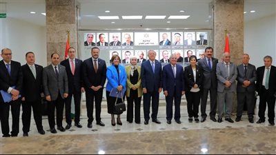 حنفي جبالي يلتقي رئيس المجلس القضائي الأردني