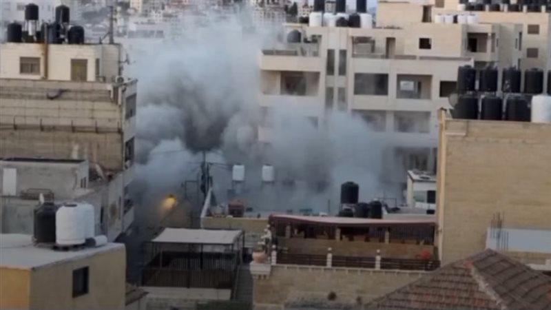 لحظة تفجير منزل الأسير