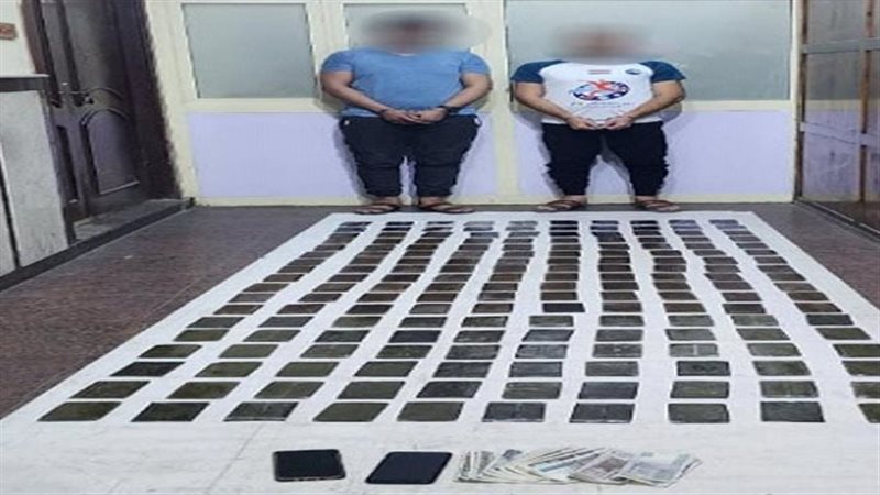 المتهمين بحوزتهم