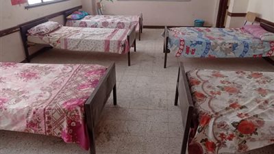 الانتهاء من تجهيز اللجان والاستراحات الخاصة بامتحانات الثانوية العامة بباريس الوادي الجديد