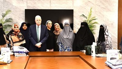 محافظ جنوب سيناء يستقبل بعثة حجاج بيت الله الحرام قبل توجههم إلى الأراضي المقدسة 