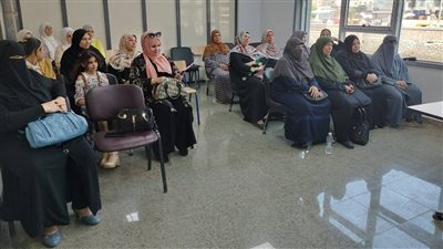 الأباصيري يتابع فعاليات واحة أمان بمكتبة مصر بفاقوس 