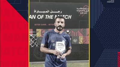 حسام عرفات رجل مباراة أسوان والمقاولون بالدوري المصري
