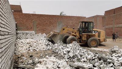 إزالة 20 حالة تعد على أملاك دولة بمركزي ساحل سليم والغنايم بأسيوط 