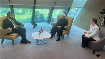 مفتي الجمهورية للتليفزيون الصربي: الإسلام يحظر الاعتداء على أي نفس بشرية بغض النظر عن دينها 