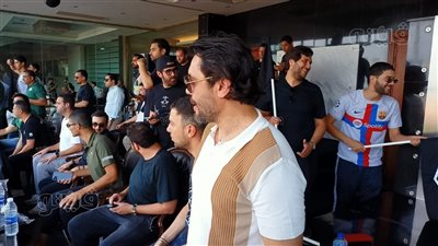 رقص العميد أحمد حسن ومجدي عبد العاطى داخل غرفة الملابس احتفالا بصعود زد (فيديو)