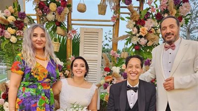 علي الحجار يحتفل بعقد قران نجله أحمد وسط أجواء عائلية (صور)