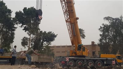 رفع 1500 طن مخلفات أعمال تغطية لترعة المنصورية بمركز أبو النمرس (صور)