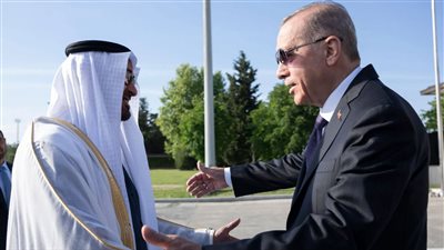 أردوغان يستقبل الرئيس الإماراتي الشيخ محمد بن زايد آل نهيان في إسطنبول
