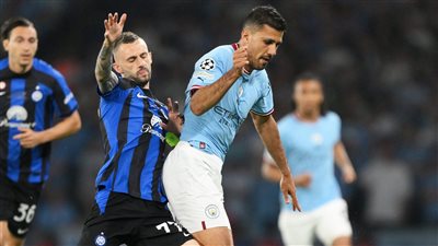 رودري يسجل الهدف الأول لمانشستر سيتي في شباك إنتر ميلان (صور)