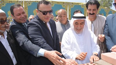 وضع حجر أساس المعهد الديني الابتدائي النموذجي بقرية ديو الوسطي في الدقهلية 
