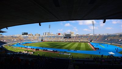 الصورة النهائية لملعب محمد الخامس قبل مواجهة الأهلي والوداد في نهائي أفريقيا 