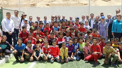 سكرتير عام المنيا وسفير الاتحاد الأوروبي يتفقدان مشروعات التنموية بالمحافظة