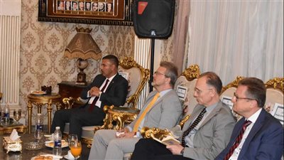 تفاصيل زيارة سفير الاتحاد الأوروبي لمحافظة المنيا 