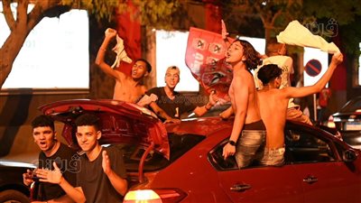 30 صورة ترصد احتفالات الأهلاوية بشوارع القاهرة 