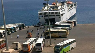 اليوم، انطلاق أول أفواج الحج البري من ميناء نويبع البحري