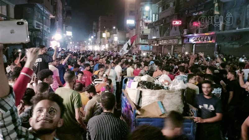 احتفالات جماهير الاهلى